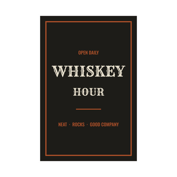 Whiskey Hour Poster