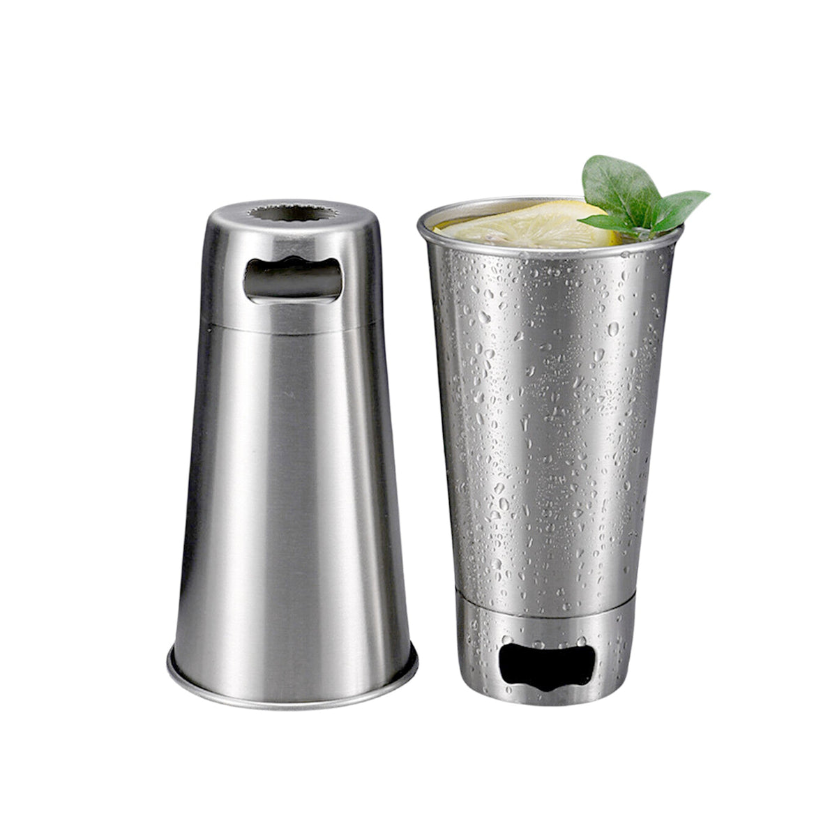 16 Oz Stainless Steel Cup with Dual Bottle Openers-2
