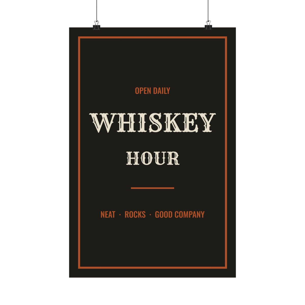 Whiskey Hour Poster