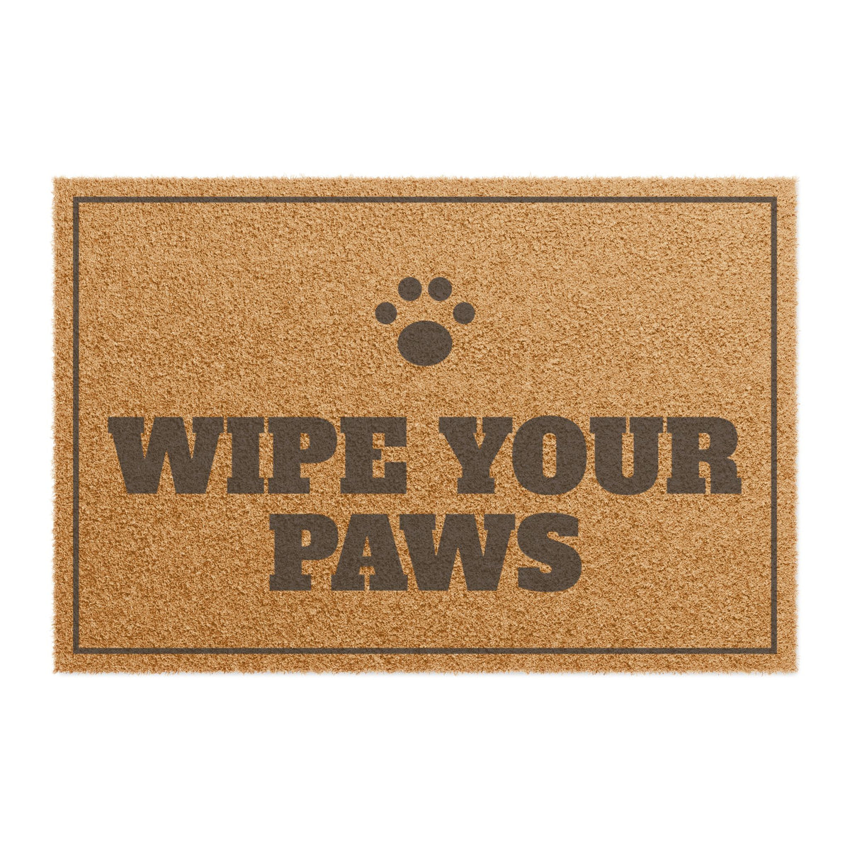 Wipe Your Paws Coir Doormat