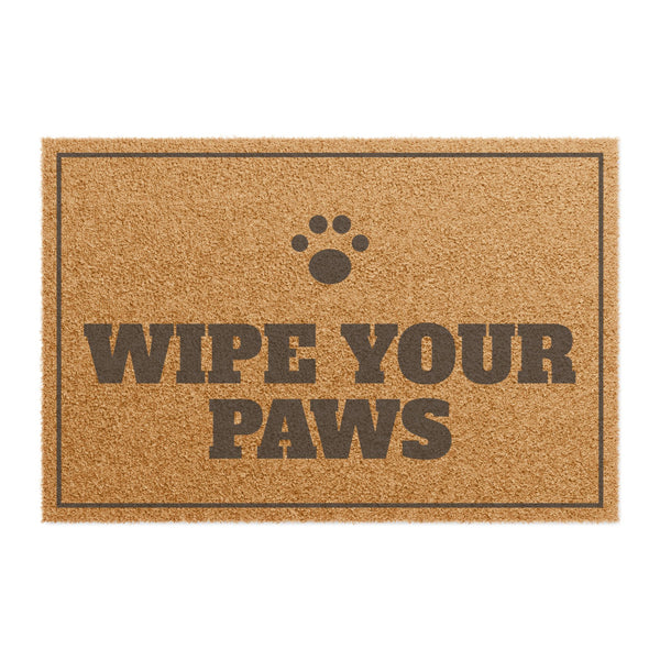 Wipe Your Paws Coir Doormat