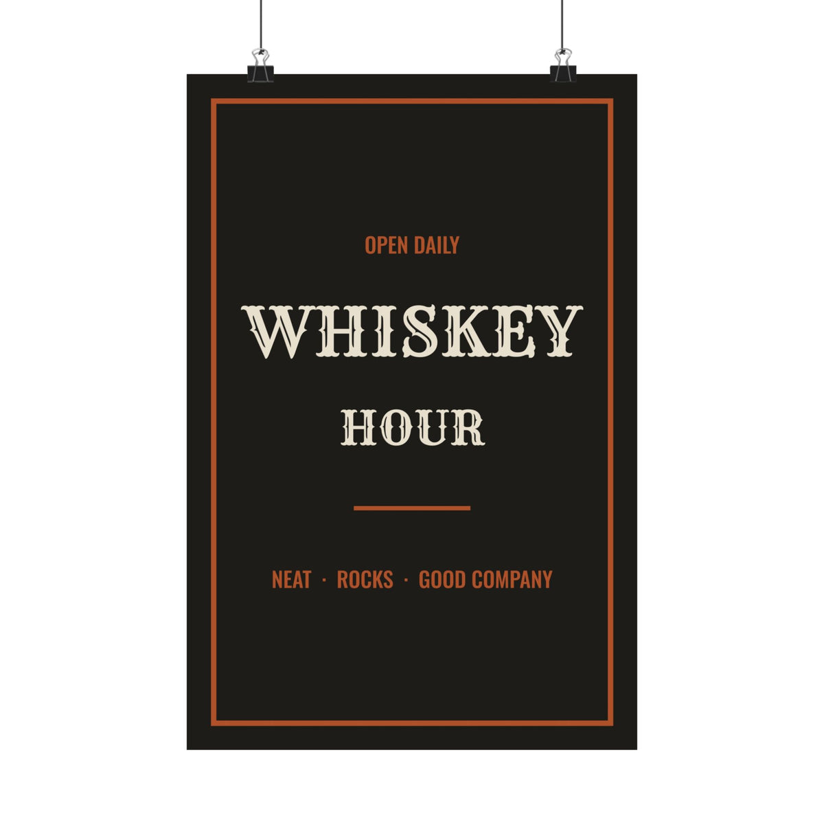 Whiskey Hour Poster