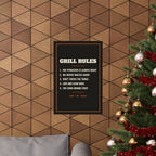 Grill Rules Poster