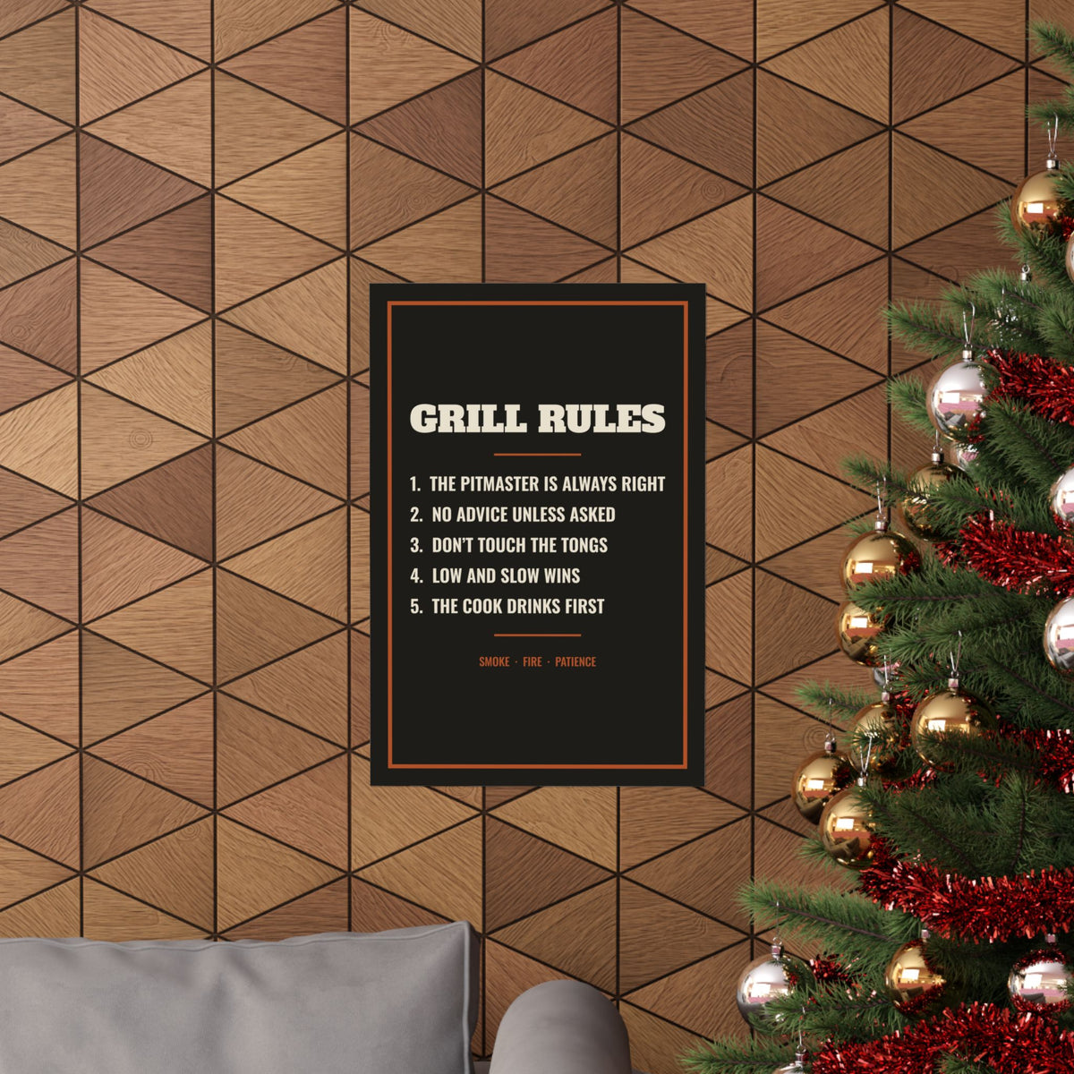 Grill Rules Poster