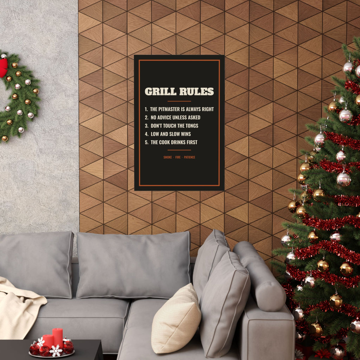 Grill Rules Poster
