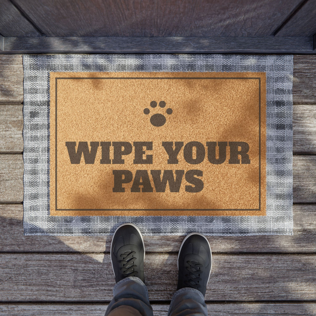Wipe Your Paws Coir Doormat