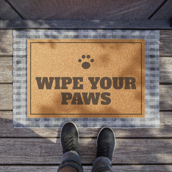 Wipe Your Paws Coir Doormat