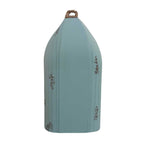 Distressed Blue Canoe Hanging Shelf-3