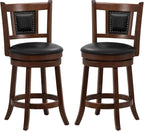 Ergonomic Swivel Bar Stools Set of Two-0