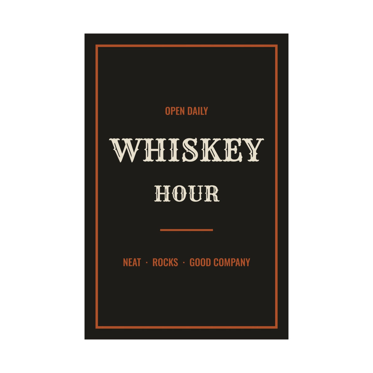 Whiskey Hour Poster