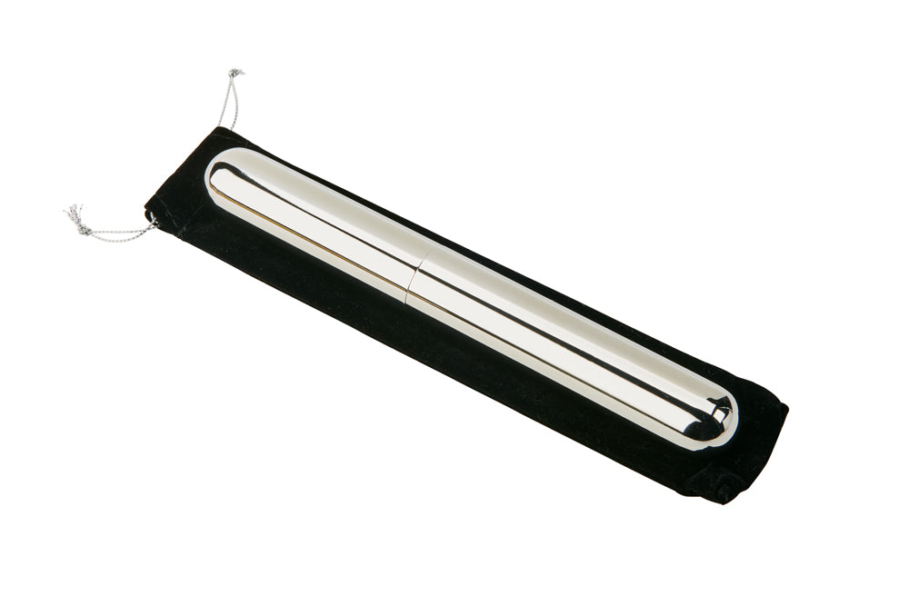 Stainless Steel Cigar Tube with Black Pouch-2
