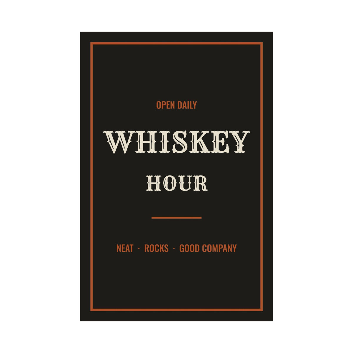 Whiskey Hour Poster