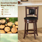 Ergonomic Swivel Bar Stools Set of Two-3