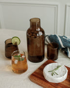 Handblown Hammered Glass Carafe-2